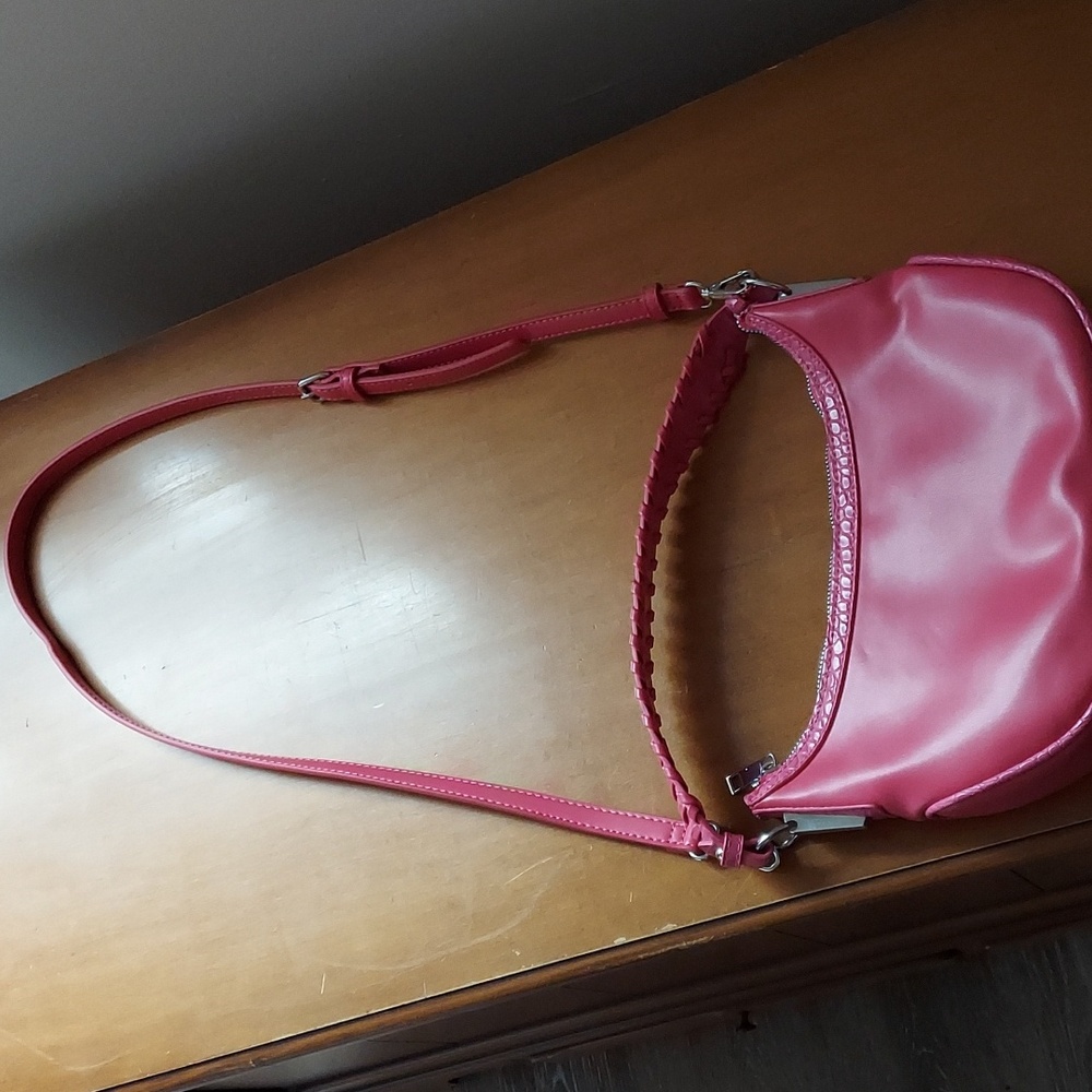 Pink crossbody purse
